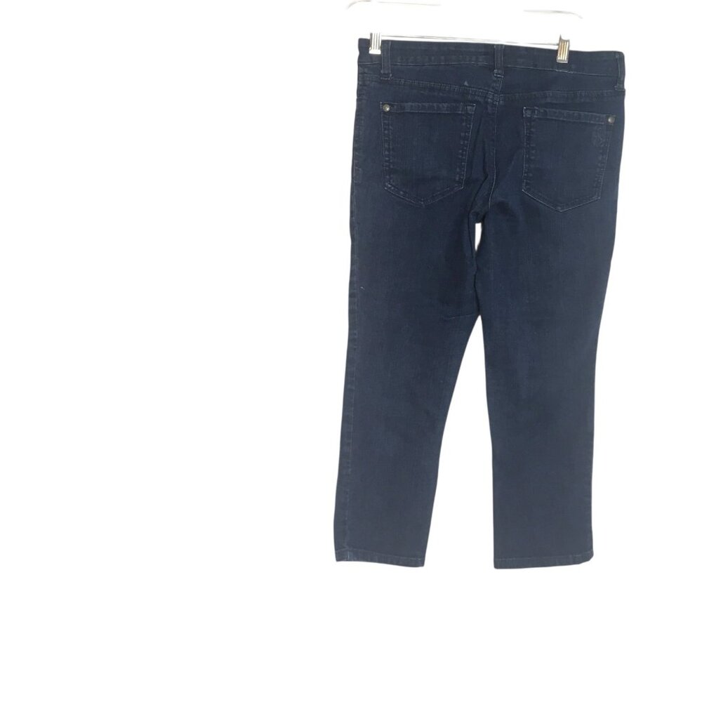 Jessica Simpson Jeans Womens 29 Dark Wash ROE-Clam Digger Stretch Denim Cropped